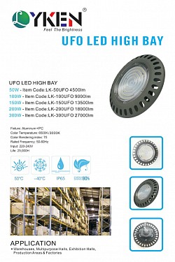 LED UFO HIGH BAY 50W,100W,150W,200W,300W
