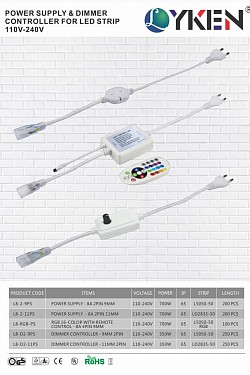 POWER SUPPLY FOR STRIP LIGHT