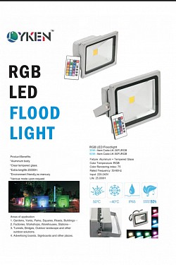 LED FLOOD LIGHT RGB 20W,50W