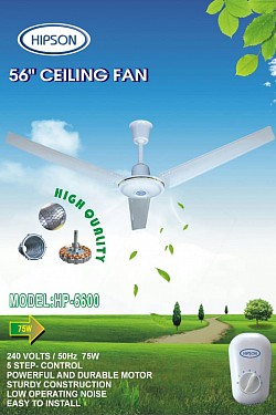HIPSON CEILING FAN 56''