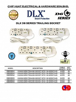 DLX TRAILING SOCKET (D6)