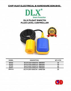 DLX FLOAT SWITCH 2MTR,3MTR,5MTR,7MTR,10MTR