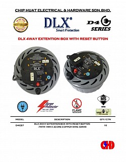 DLX 4WAY EXTENTION BOX WITH RESET BUTTON