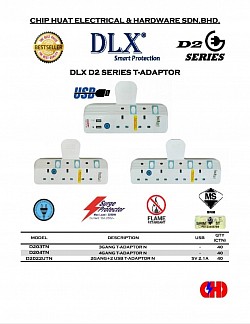 DLX T-ADAPTOR WITH USB (D2)