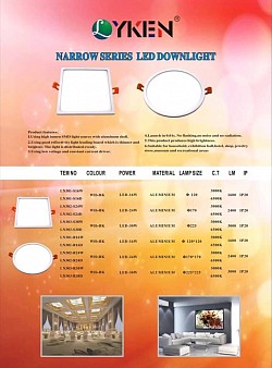 LED DOWN LIGHT (NARROW SERIES)