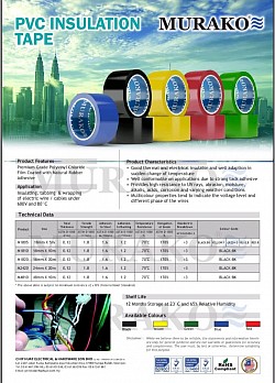 MURAKO PVC TAPE 1805,2420,4810